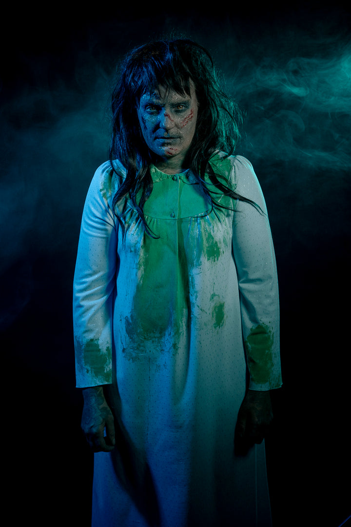 The Exorcist Regan Costume Hire Makeup and Photography, Little Shop of Horrors Costumery Mornington Melbourne