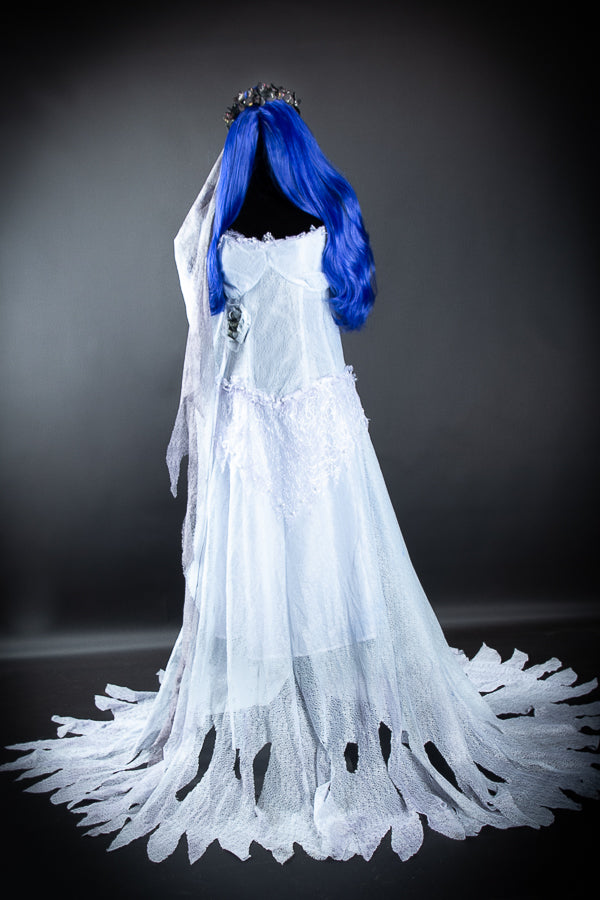 Tim Burton's Corpse Bride Costume Hire or Cosplay, plus Makeup and Photography. Proudly by and available at, Little Shop of Horrors Costumery 6/1 Watt Rd Mornington & Melbourne