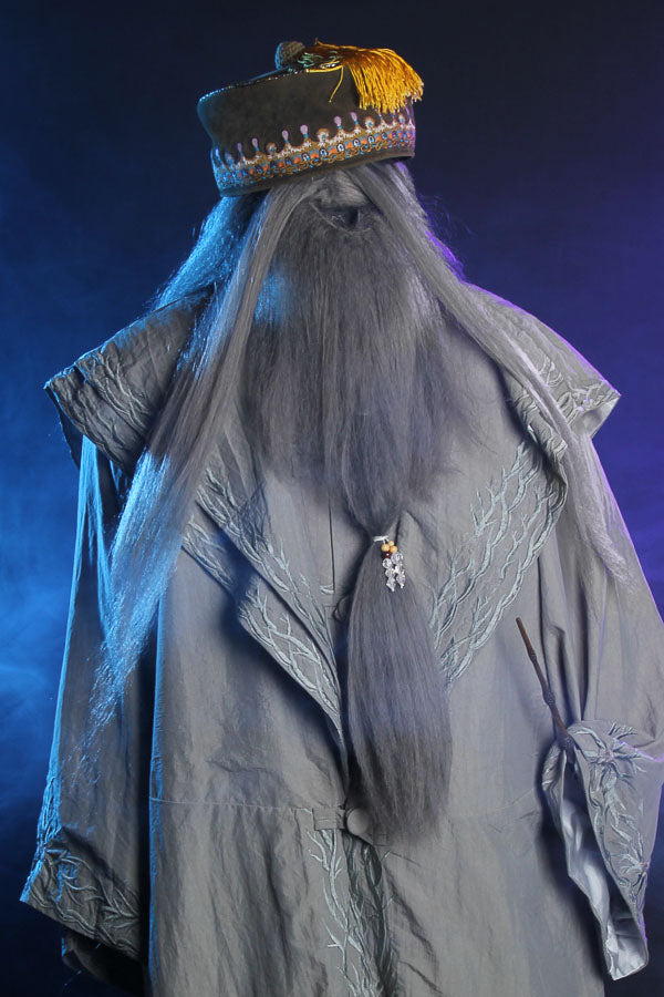 Harry Potter Professor Dumbledore Costume Hire or Cosplay, plus Makeup and Photography. Proudly by and available at, Little Shop of Horrors Costumery Mornington & Melbourne