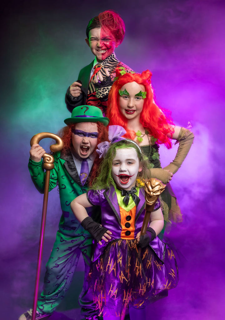 Officially Licensed Kids DC Villains costumes, Melbourne's BEAT costume shop with the biggest range in-store Little Shop of Horrors Costumery & Pop-Culture Emporium Mornington Frankston Melbourne's Most Unforgettable Costume Shop!