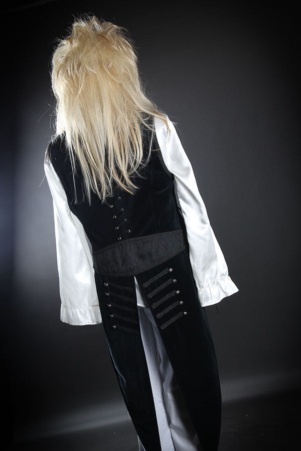 The Labyrinth, Jareth The Goblin King, David Bowie 1980s Costume Hire or Cosplay, plus Makeup and Photography. Proudly by and available at, Little Shop of Horrors Costumery Mornington, Frankston & Melbourne