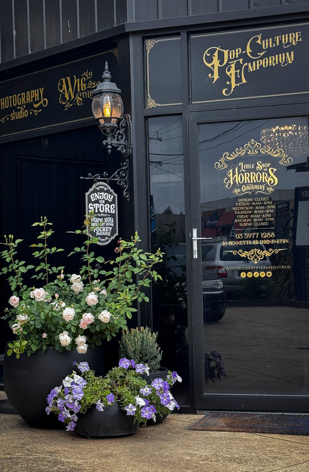 Little Shop of Horrors Costumery & Pop-Culture Emporium storefront Mornington Peninsula Melbourne business for sale immersive retail destination