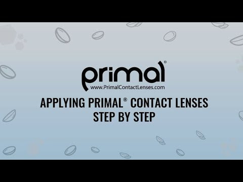 Step By Step How To Apply & Remove Contact Lenses - Easy Care Instructions by PRIMAL Contact Lenses
