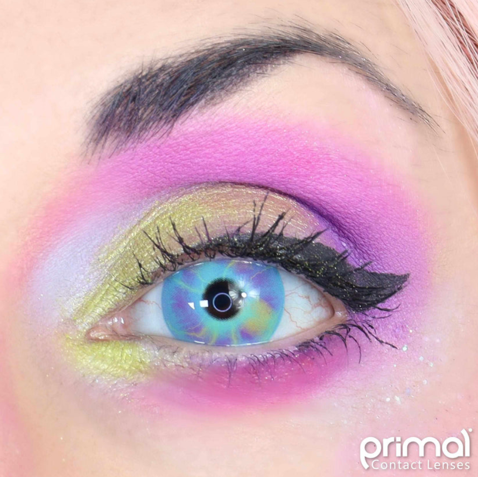 Rainbow Unicorn - PRIMAL® Contact Lenses - Little Shop of Horrors Costumery & Pop-Culture Emporium - 16 Bennetts Rd Mornington Melbourne