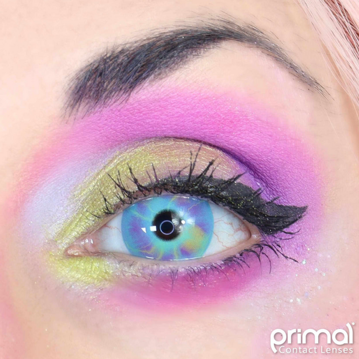 Rainbow Unicorn - PRIMAL® Contact Lenses - Little Shop of Horrors Costumery & Pop-Culture Emporium - 16 Bennetts Rd Mornington Melbourne