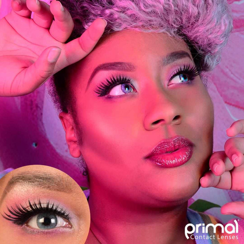 Sapphire Blue - PRIMAL® Natural Contact Lenses - Little Shop of Horrors Costumery & Pop-Culture Emporium - 16 Bennetts Rd Mornington Melbourne