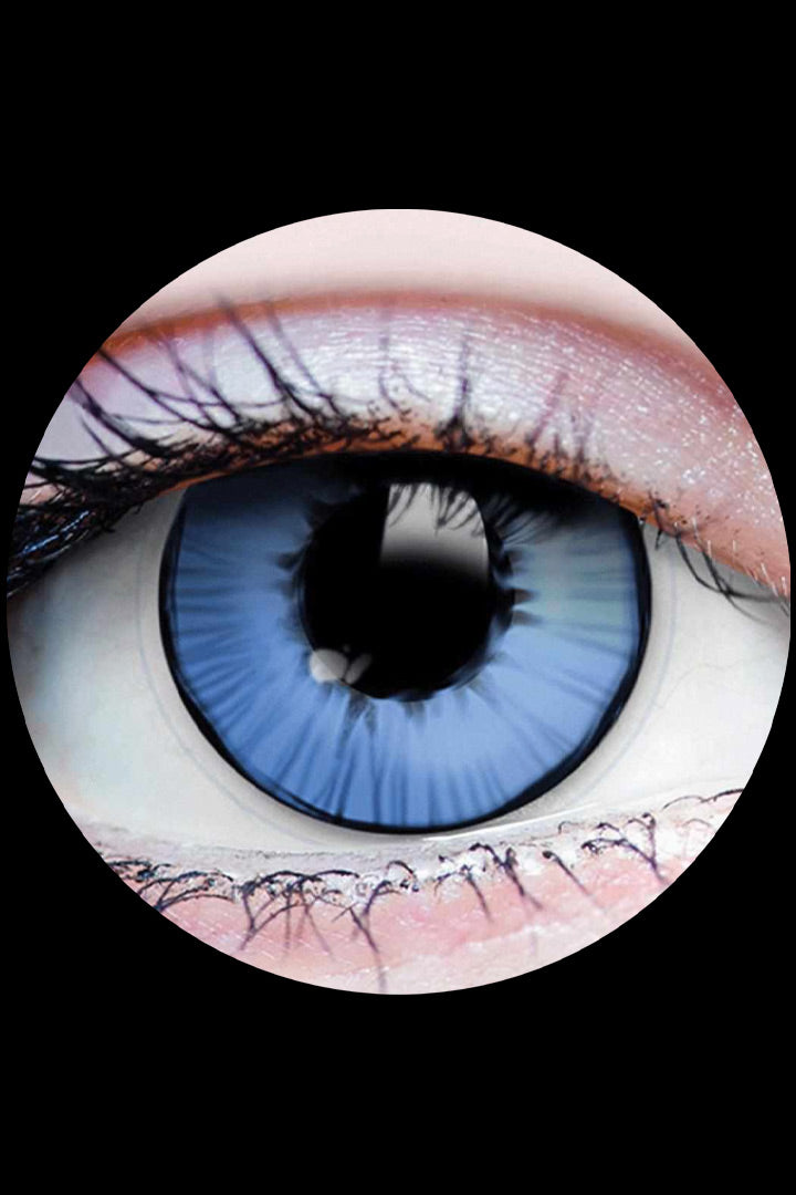 Superhero Contact Lenses by PRIMAL® – vibrant blue cosplay eye lenses for Superman, Wonder Woman, Captain America and Thor costumes