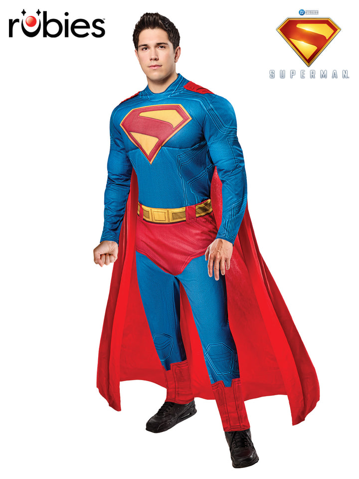 Superman Costume available at Little Shop of Horrors Costumery Mornington Frankston

