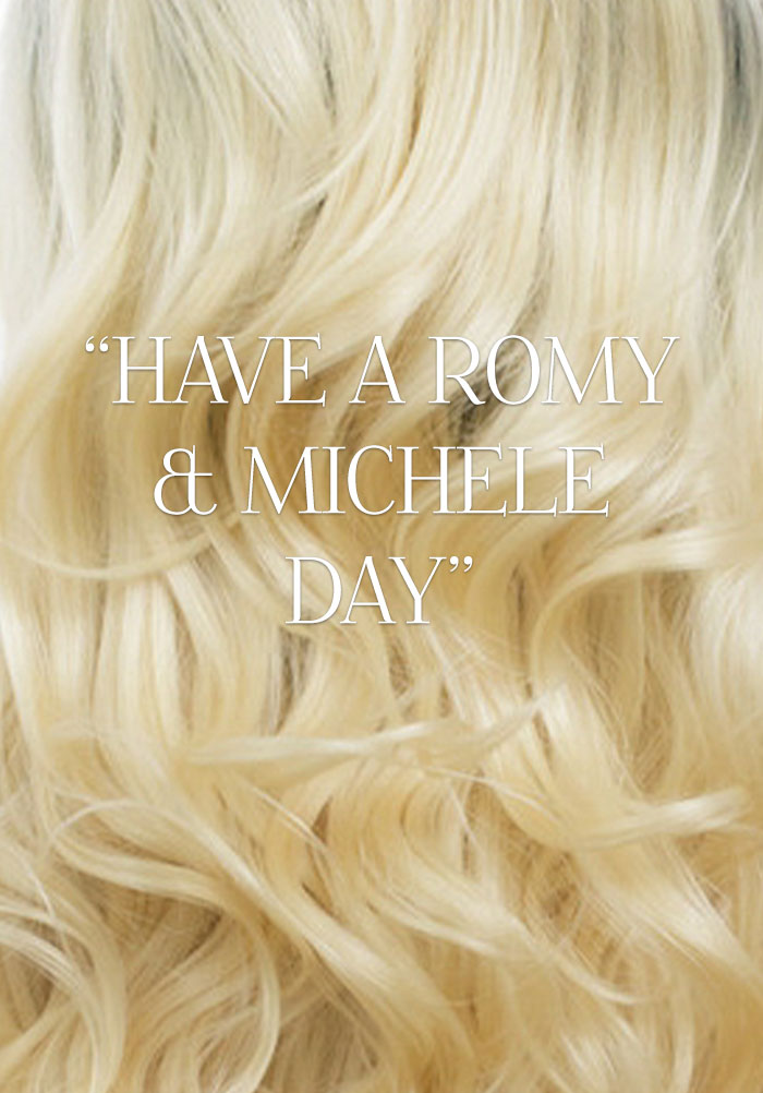 HAVE A ROMY & MICHELE DAY ~ LACE FRONT WIG - Little Shop of Horrors