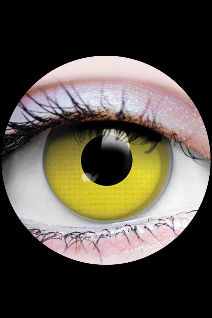 The Nun Primal Contact Lenses – Yellow Horror Movie Eyes for Cosplay & Halloween