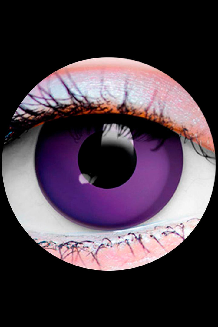PRIMAL® Witches Contact Lenses – deep violet purple cosplay and horror contacts inspired by the purple-eyed witches