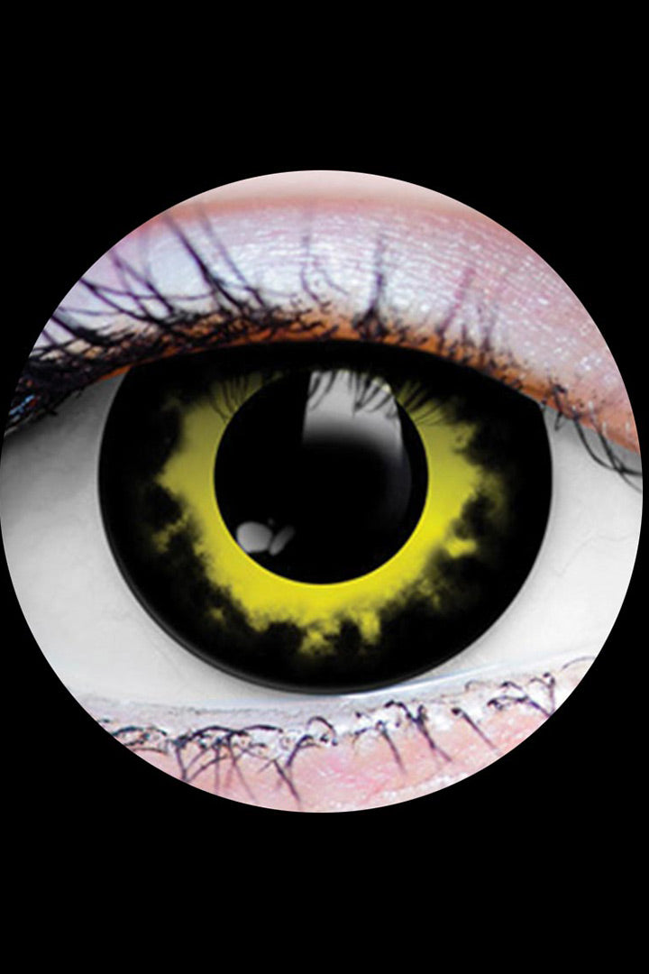 Wolf Man Contact Lenses – Werewolf Yellow & Black Horror Eyes | PRIMAL®