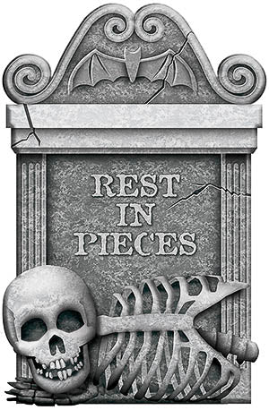 Graveyard Tombstone: Rest in Pieces - Little Shop of Horrors