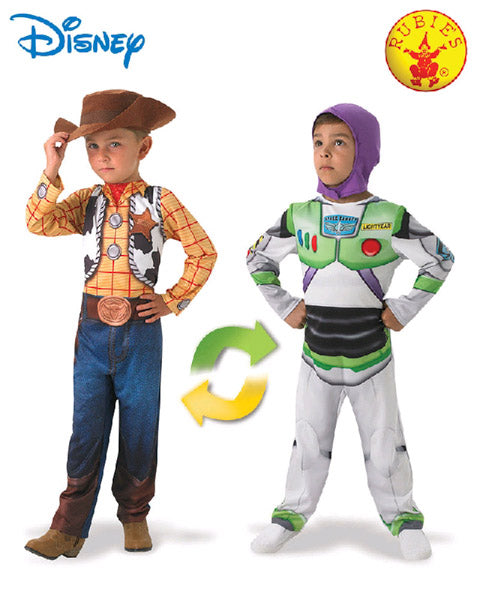 WOODY TO BUZZ LIGHTYEAR DELUXE REVERSIBLE, CHILD - Little Shop of Horrors