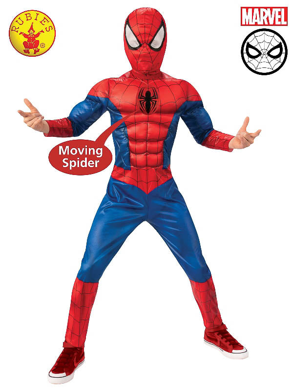 SPIDER-MAN DELUXE LENTICULAR COSTUME, CHILD - Little Shop of Horrors