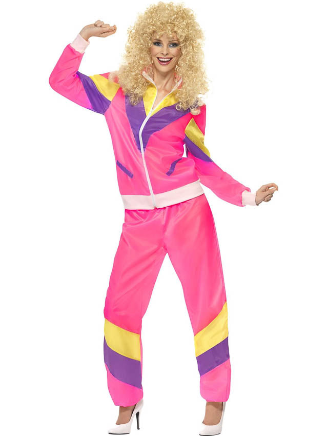 80's Pink Shell Suit Costume - Little Shop of Horrors