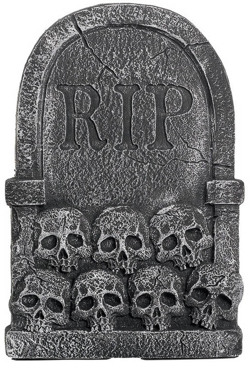 Graveyard Tombstone: RIP Skulls - Little Shop of Horrors - Mornington Peninsula Melbourne