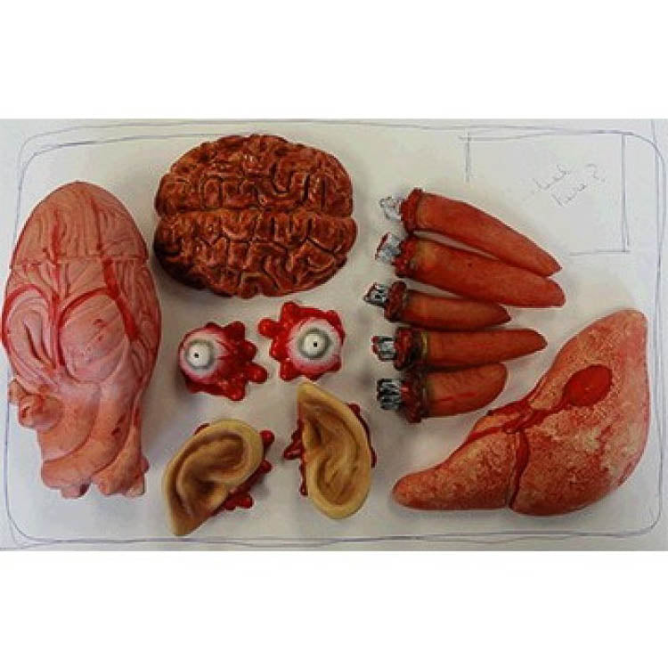 Meat Market Value Pack Body Parts Decorations Plastic - Little Shop of Horrors