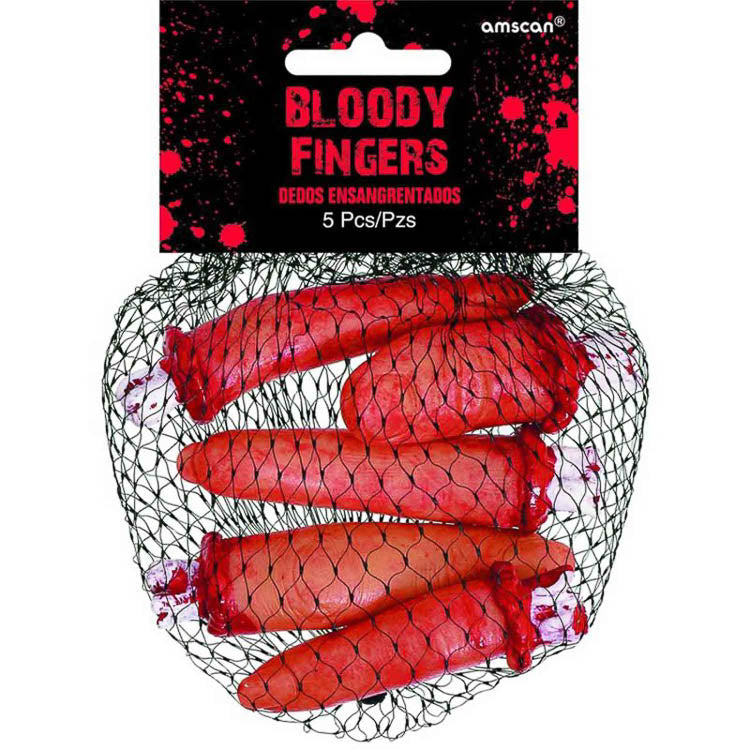 Asylum Bloody Fingers Decorations Plastic - Little Shop of Horrors