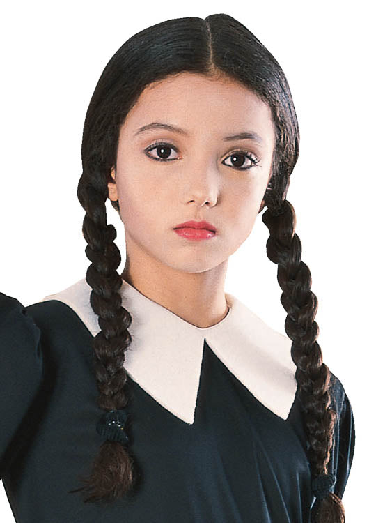 WEDNESDAY ADDAMS WIG - CHILD - Little Shop of Horrors