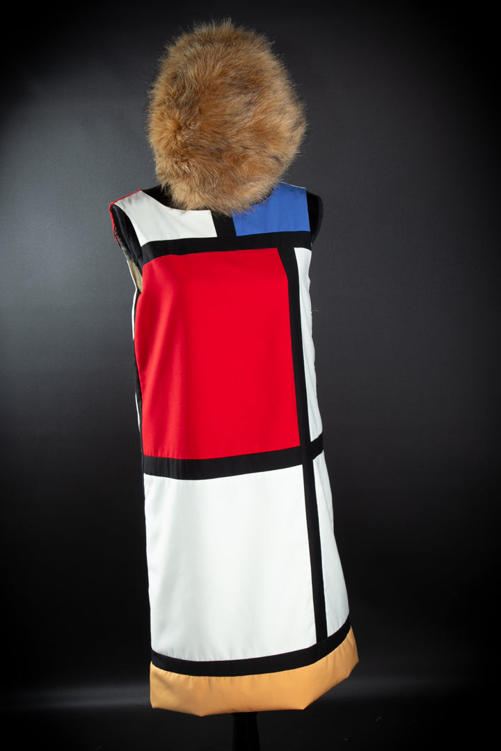 Piet Mondrian Vintage 1960s inspired Dress Costume Hire or Cosplay, plus Makeup and Photography. Proudly by and available at, Little Shop of Horrors Costumery 6/1 Watt Rd Mornington & Melbourne