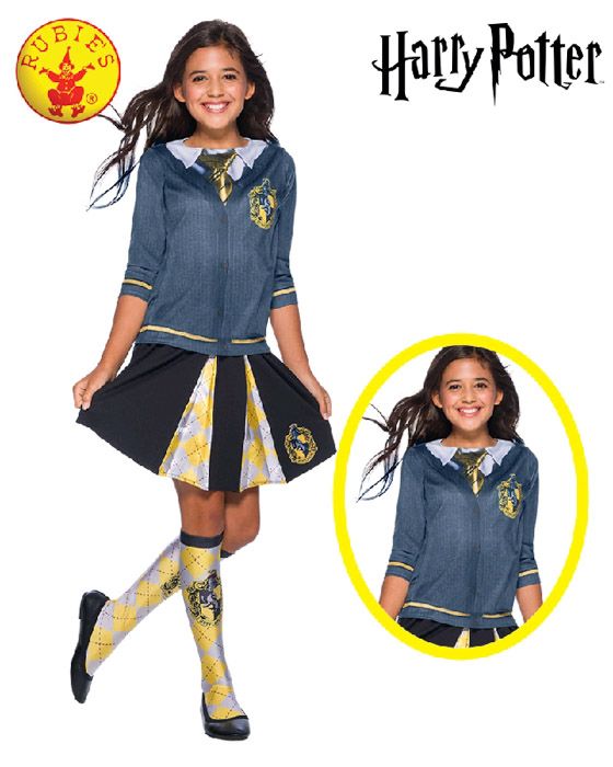 HUFFLEPUFF COSTUME TOP, CHILD - Little Shop of Horrors