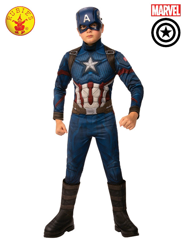 CAPTAIN AMERICA DELUXE COSTUME, CHILD - Little Shop of Horrors