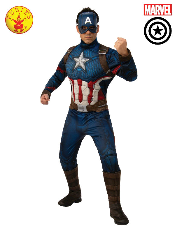 CAPTAIN AMERICA DELUXE COSTUME, ADULT - Little Shop of Horrors