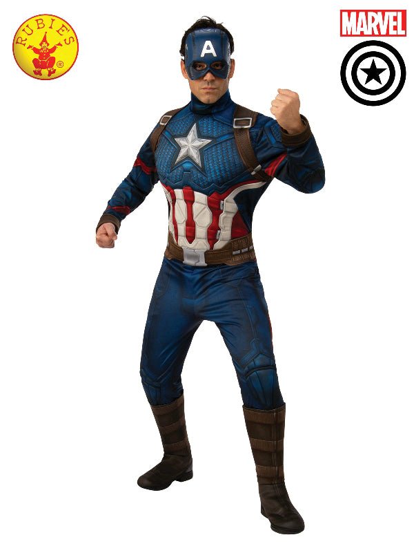 CAPTAIN AMERICA DELUXE COSTUME, ADULT - Little Shop of Horrors - Mornington Peninsula Melbourne
