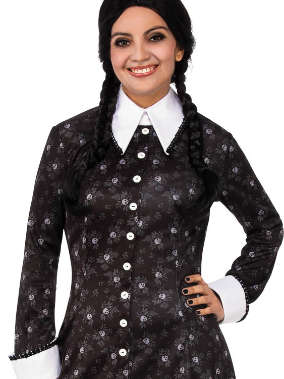 WEDNESDAY ADDAMS COSTUME, ADULT - Little Shop of Horrors