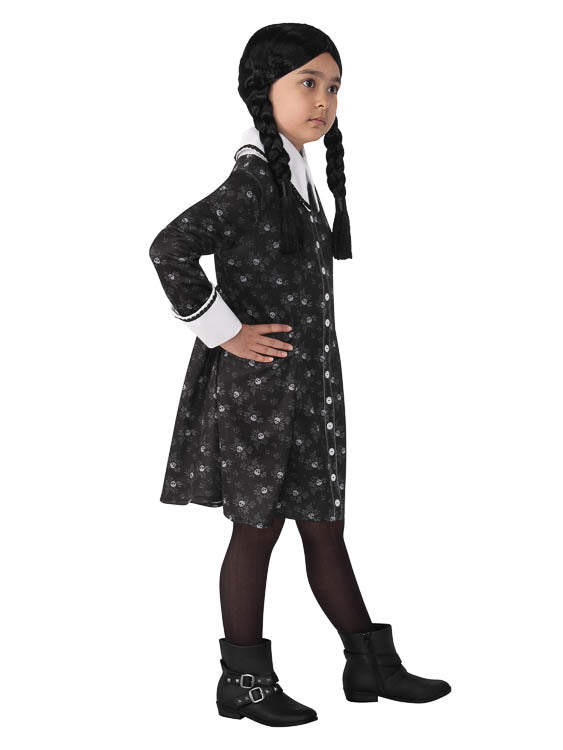 WEDNESDAY ADDAMS COSTUME, CHILD - Little Shop of Horrors