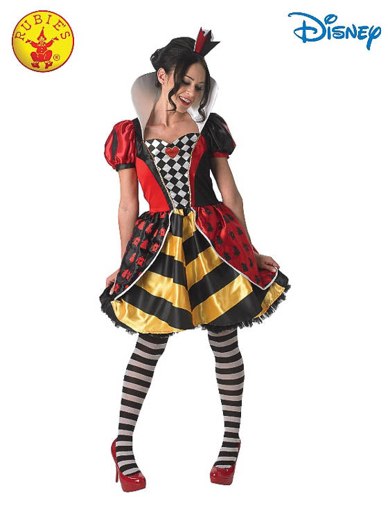 RED QUEEN OF HEARTS COSTUME, ADULT - Little Shop of Horrors