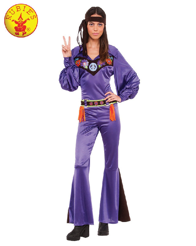 70'S BABE HIPPIE COSTUME, ADULT - Little Shop of Horrors