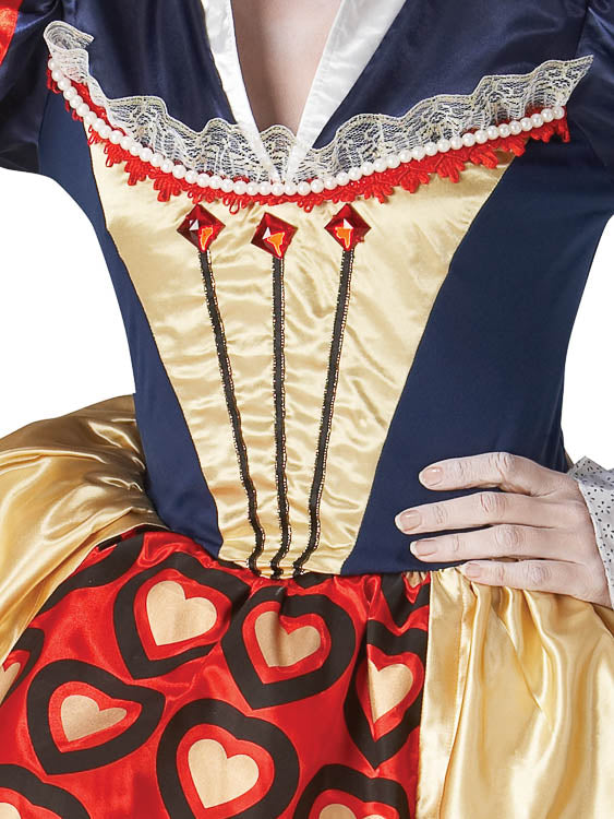 QUEEN OF HEARTS DELUXE COSTUME, ADULT - Little Shop of Horrors