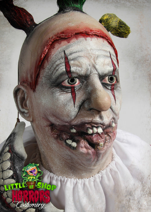 American Horror Story Twisty the Clown Halloween Costume Hire or Cosplay, plus Makeup and Photography. Proudly by and available at, Little Shop of Horrors Costumery Mornington, Frankston & Melbourne
