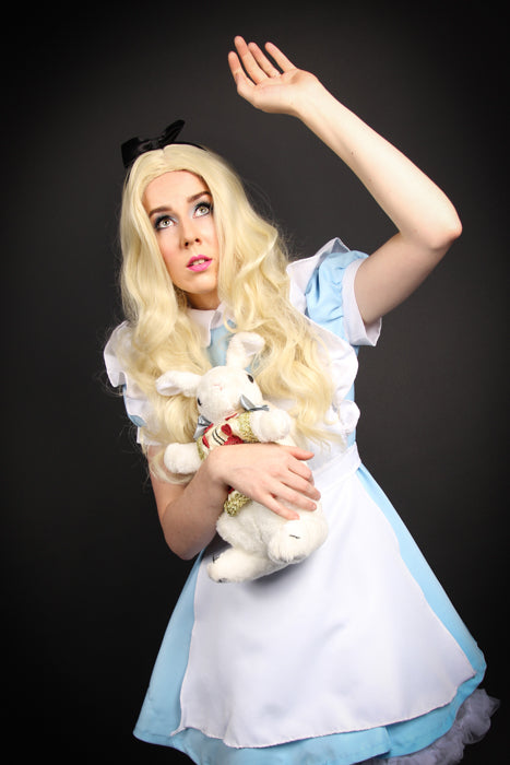 Alice in Wonderland Costume Hire, plus Makeup and Photography. Proudly by and available at, Little Shop of Horrors Costumery 6/1 Watt Rd Mornington & Melbourne