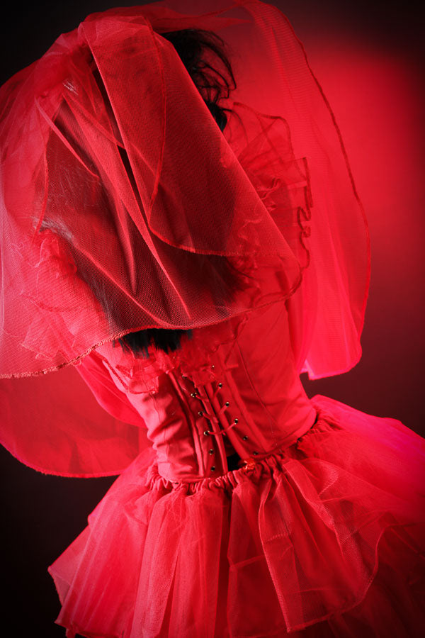 strapless open back dress Beetlejuice Costume Wedding Suit main image 0