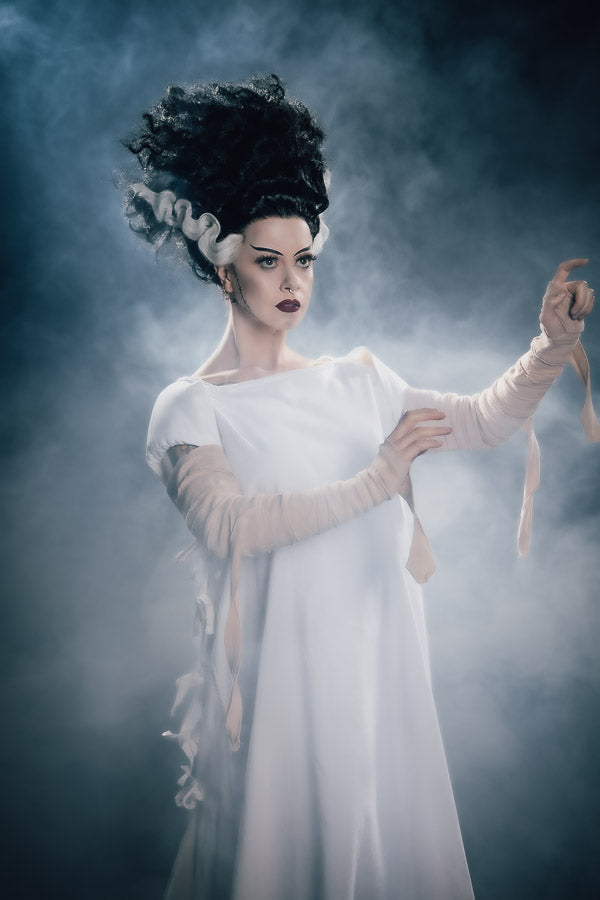 Bride of Frankenstein Costume Hire / Cosplay & Wig, Makeup & Photography