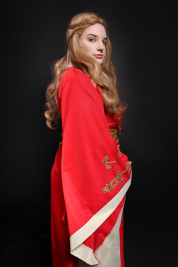 Game of Thrones Cersei Lannister Costume Hire or Cosplay, plus Makeup and Photography. Proudly by and available at, Little Shop of Horrors Costumery 6/1 Watt Rd Mornington & Melbourne