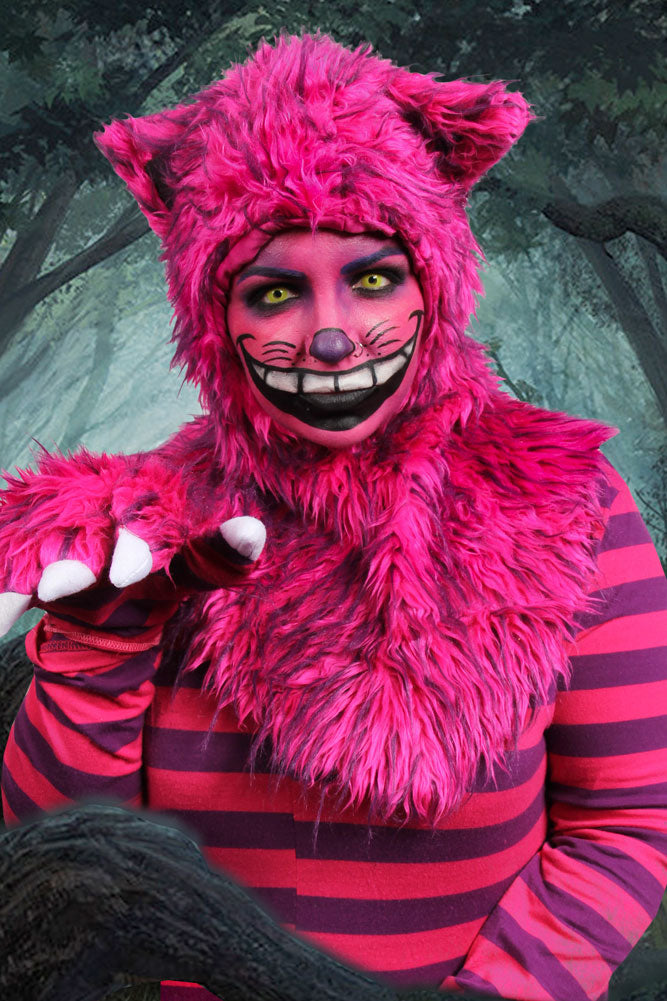 Disney's Alice in Wonderland Cheshire Cat Costume Hire, plus Makeup and Photography. Proudly by and available at, Little Shop of Horrors Costumery 6/1 Watt Rd Mornington & Melbourne
