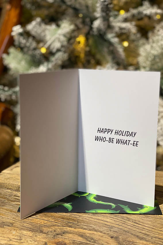 Grinch Christmas Card - Little Shop of Horrors