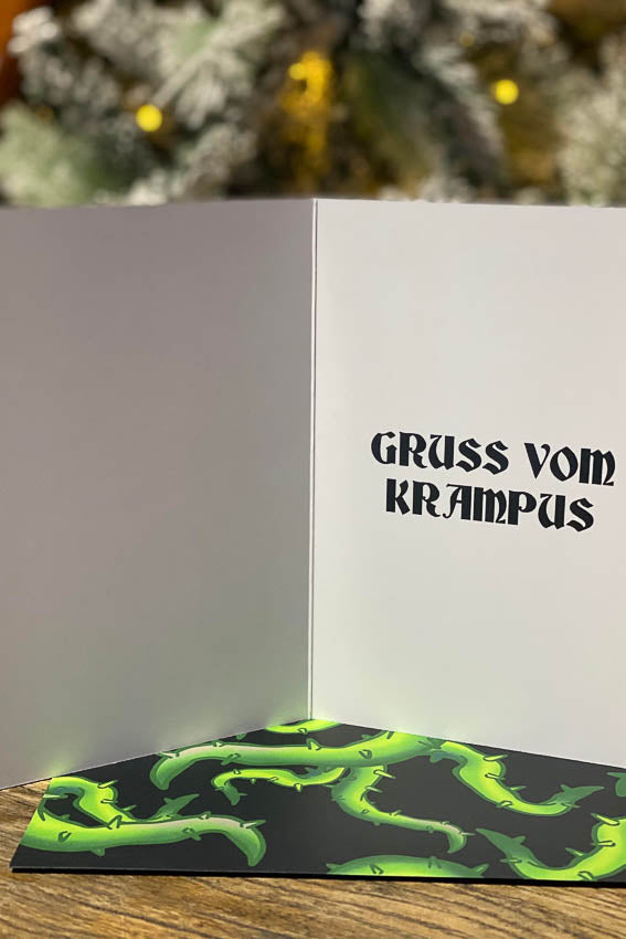 Krampus Christmas Card - Little Shop of Horrors