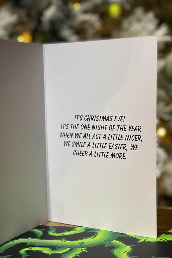 Scrooged Christmas Card - Little Shop of Horrors - Mornington Peninsula Melbourne