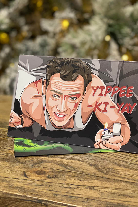 Die Hard Christmas Card - Little Shop of Horrors