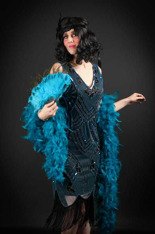 Great Gatsby 1920s Flapper Costume Hire, plus Makeup and Photography. Proudly by and available at, Little Shop of Horrors Costumery 6/1 Watt Rd Mornington & Melbourne