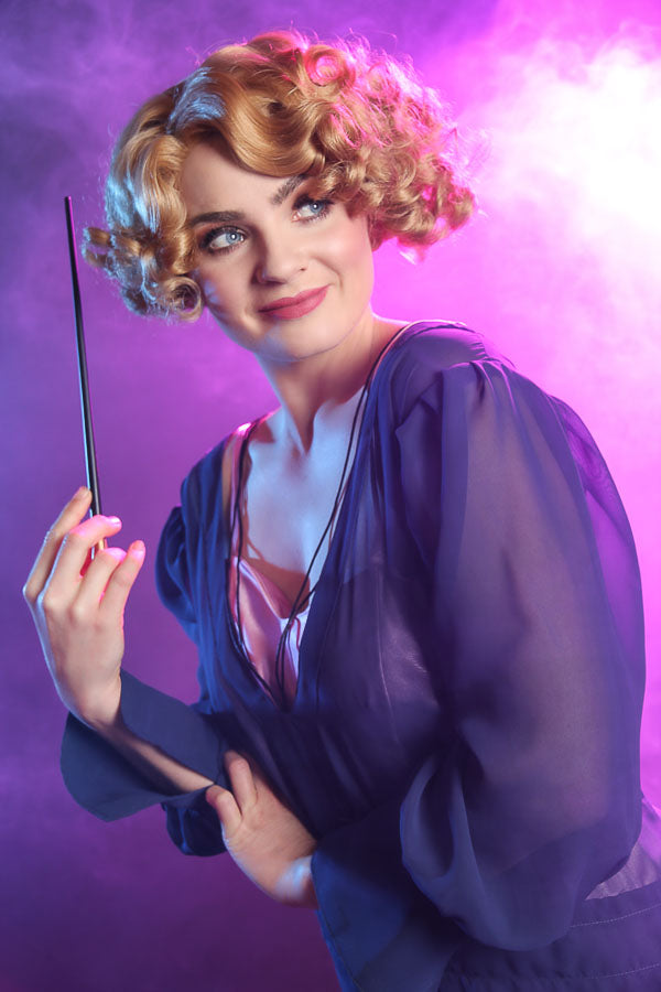 Harry Potter Fantastic Beasts Queenie Goldstein Costume Hire or Cosplay, plus Makeup and Photography. Proudly by and available at, Little Shop of Horrors Costumery 6/1 Watt Rd Mornington & Melbourne