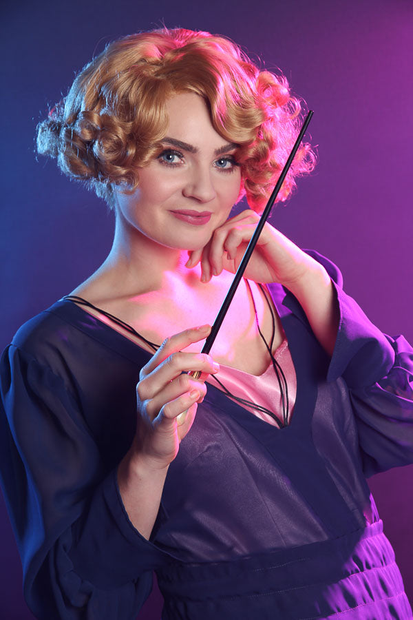 Harry Potter Fantastic Beasts Queenie Goldstein Costume Hire or Cosplay, plus Makeup and Photography. Proudly by and available at, Little Shop of Horrors Costumery 6/1 Watt Rd Mornington & Melbourne
