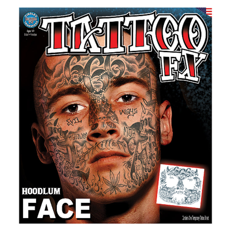 Face Tattoo: Hoodlum - Little Shop of Horrors