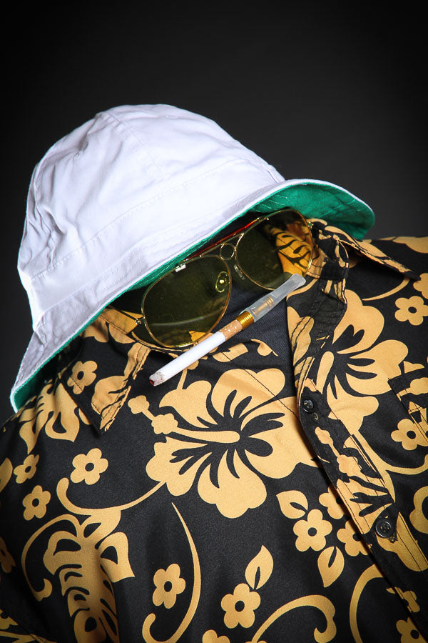 Fear & Loathing in Las Vegas Raoul Duke Costume Hire or Cosplay, plus Makeup and Photography. Proudly by and available at, Little Shop of Horrors Costumery 6/1 Watt Rd Mornington & Melbourne