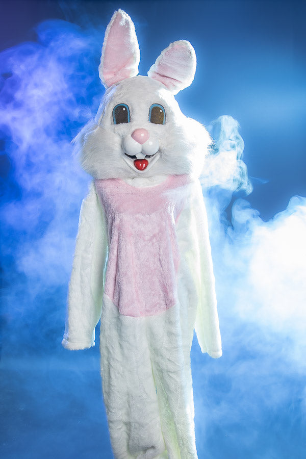 Easter Bunny Costume Hire. Proudly by and available at, Little Shop of Horrors Costumery 6/1 Watt Rd Mornington & Melbourne